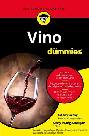 VINO PARA DUMMIES | 9788432904462 | EWING-MULLIGAN, MARY/MCCARTHY, ED | Galatea Llibres | Llibreria online de Reus, Tarragona | Comprar llibres en català i castellà online