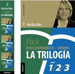 DICCIONARIOS DE RECURSOS HUMANOS, LA TRILOGIA PACK 3 VOLS. | 9789506419400 | ALLES, MARTHA | Galatea Llibres | Librería online de Reus, Tarragona | Comprar libros en catalán y castellano online