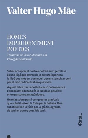 HOMES IMPRUDENTMENT POèTICS | 9788416738380 | HUGO MãE, VALTER | Galatea Llibres | Librería online de Reus, Tarragona | Comprar libros en catalán y castellano online
