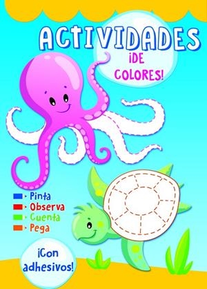 ANIMALES ACTIVIDADES DE COLORES | 9788491671411 | AA.VV | Galatea Llibres | Librería online de Reus, Tarragona | Comprar libros en catalán y castellano online