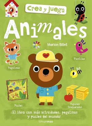 CREA Y JUEGA. ANIMALES | 9788408185451 | BILLET, MARION | Galatea Llibres | Llibreria online de Reus, Tarragona | Comprar llibres en català i castellà online