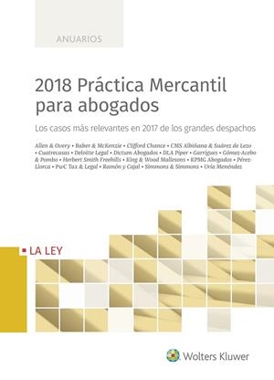 PRACTICA MERCANTIL PARA ABOGADOS 2018 | 9788490207093 | VV.AA. | Galatea Llibres | Librería online de Reus, Tarragona | Comprar libros en catalán y castellano online