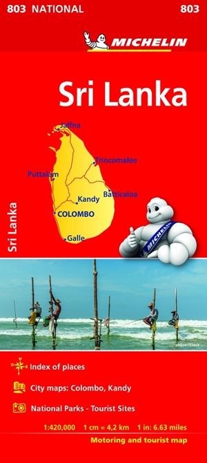 SRI LANKA MAPA NATIONAL | 9782067229297 | Galatea Llibres | Librería online de Reus, Tarragona | Comprar libros en catalán y castellano online