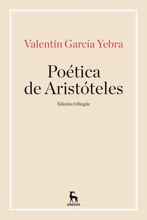 POÉTICA DE ARISTÓTELES | 9788424938383 | GARCIA YEBRA, VALENTIN | Galatea Llibres | Llibreria online de Reus, Tarragona | Comprar llibres en català i castellà online