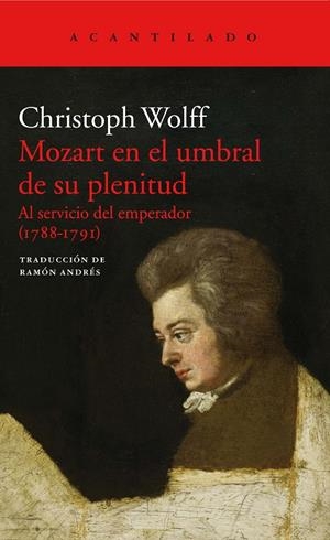 MOZART EN EL UMBRAL DE SU PLENITUD | 9788417346089 | WOLFF, CHRISTOPH | Galatea Llibres | Librería online de Reus, Tarragona | Comprar libros en catalán y castellano online