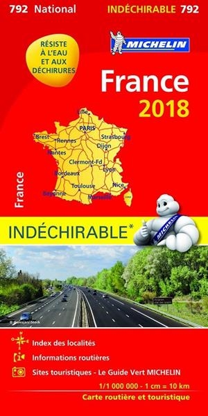 MAPA FRANCIA 2018 ALTA RESISTENCIA | 9782067226241 | MICHELIN | Galatea Llibres | Librería online de Reus, Tarragona | Comprar libros en catalán y castellano online
