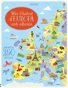 ATLES IL·LUSTRAT D'EUROPA AMB ADHESIUS | 9781474955515 | AA.VV | Galatea Llibres | Librería online de Reus, Tarragona | Comprar libros en catalán y castellano online