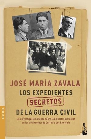 LOS EXPEDIENTES SECRETOS DE LA GUERRA CIVIL | 9788467053609 | ZAVALA, JOSÉ MARÍA | Galatea Llibres | Llibreria online de Reus, Tarragona | Comprar llibres en català i castellà online