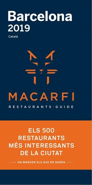 MACARFI BARCELONA 2019 GUIA DE RESTAURANTS | 9788409043743 | Galatea Llibres | Librería online de Reus, Tarragona | Comprar libros en catalán y castellano online