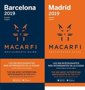 MACARFI BARCELONA Y MADRID 2019 GUIA DE RESTAURANTS | 9788409044580 | Galatea Llibres | Librería online de Reus, Tarragona | Comprar libros en catalán y castellano online