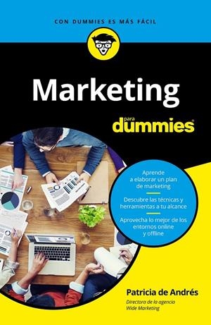 MARKETING PARA DUMMIES | 9788432904967 | DE ANDRÉS, PATRICIA | Galatea Llibres | Librería online de Reus, Tarragona | Comprar libros en catalán y castellano online