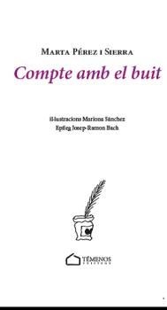 COMPTE AMB EL BUIT | 9788494921148 | PÉREZ SIERRA, MARTA | Galatea Llibres | Llibreria online de Reus, Tarragona | Comprar llibres en català i castellà online