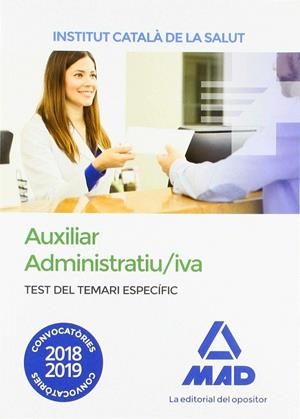 AUXILIAR ADMINISTRATIU/IVA ICS TEST DEL TEMARI ESPECIFIC | 9788414222461 | VV.AA. | Galatea Llibres | Librería online de Reus, Tarragona | Comprar libros en catalán y castellano online