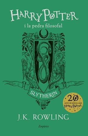 HARRY POTTER I LA PEDRA FILOSOFAL (SLYTHERIN) | 9788417016708 | ROWLING, J.K. | Galatea Llibres | Librería online de Reus, Tarragona | Comprar libros en catalán y castellano online
