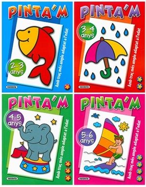 PINTA'M (4 TÍTOLS) | 9788467762761 | Galatea Llibres | Librería online de Reus, Tarragona | Comprar libros en catalán y castellano online