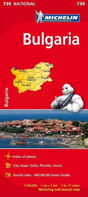 MAPA BULGARIA 2019 | 9782067174078 | Galatea Llibres | Librería online de Reus, Tarragona | Comprar libros en catalán y castellano online