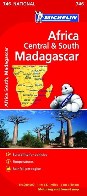 MAPA ÁFRICA CENTRO-SUR, MADAGASCAR 2019 | 9782067172555 | Galatea Llibres | Librería online de Reus, Tarragona | Comprar libros en catalán y castellano online