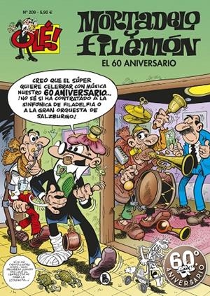 EL 60 ANIVERSARIO (OLÉ! MORTADELO Y FILEMON 209) | 9788402421661 | IBÁÑEZ, FRANCISCO | Galatea Llibres | Llibreria online de Reus, Tarragona | Comprar llibres en català i castellà online