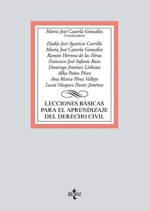 LECCIONES BASICAS PARA EL APRENDIZAJE DEL DERECHO CIVIL | 9788430972951 | Galatea Llibres | Librería online de Reus, Tarragona | Comprar libros en catalán y castellano online