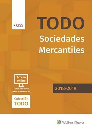 TODO SOCIEDADES MERCANTILES 2018-2019 | 9788499540528 | CISS | Galatea Llibres | Librería online de Reus, Tarragona | Comprar libros en catalán y castellano online