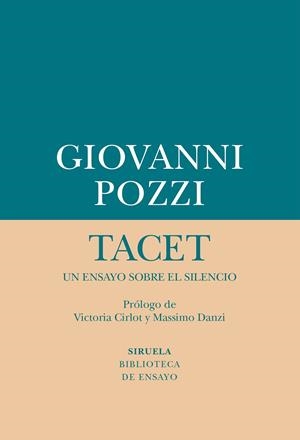 TACET | 9788417624149 | POZZI, GIOVANNI | Galatea Llibres | Librería online de Reus, Tarragona | Comprar libros en catalán y castellano online