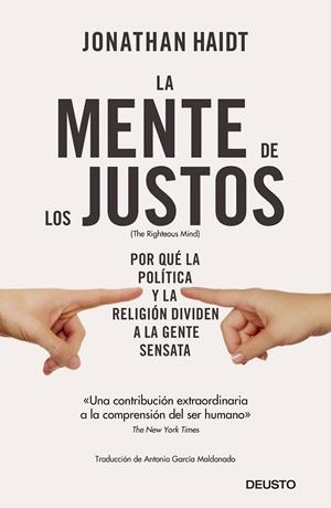 LA MENTE DE LOS JUSTOS | 9788423430093 | HAIDT, JONATHAN | Galatea Llibres | Llibreria online de Reus, Tarragona | Comprar llibres en català i castellà online