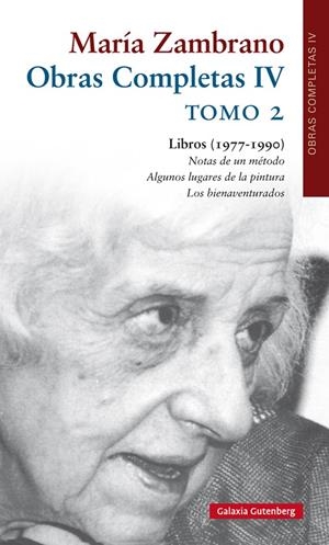 OBRAS COMPLETAS IV VOL. 2 | 9788417355265 | ZAMBRANO, MARÍA | Galatea Llibres | Llibreria online de Reus, Tarragona | Comprar llibres en català i castellà online