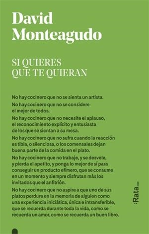 SI QUIERES QUE TE QUIERAN | 9788416738465 | MONTEAGUDO, DAVID | Galatea Llibres | Librería online de Reus, Tarragona | Comprar libros en catalán y castellano online