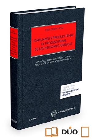 COMPLIANCE Y PROCESO PENAL | 9788491358619 | GIMENO BEVIA, JORDI | Galatea Llibres | Librería online de Reus, Tarragona | Comprar libros en catalán y castellano online
