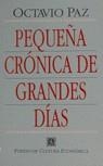 PEQUEÑA CRONICA DE GRANDES DIAS | 9788437503035 | PAZ, OCTAVIO | Galatea Llibres | Llibreria online de Reus, Tarragona | Comprar llibres en català i castellà online