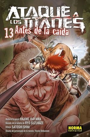 ATAQUE A LOS TITANES ANTES DE LA CAIDA 13 | 9788467936193 | ISAYAMA, HAJIME | Galatea Llibres | Librería online de Reus, Tarragona | Comprar libros en catalán y castellano online