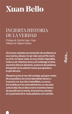 INCIERTA HISTORIA DE LA VERDAD | 9788416738205 | BELLO, XUAN | Galatea Llibres | Librería online de Reus, Tarragona | Comprar libros en catalán y castellano online