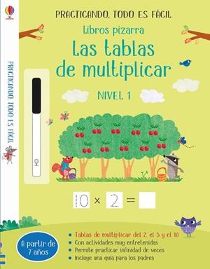 LAS TABLAS DE MULTIPLICAR LIBROS PIZARRA. NIVEL 1 | 9781474967174 | AA.VV | Galatea Llibres | Librería online de Reus, Tarragona | Comprar libros en catalán y castellano online