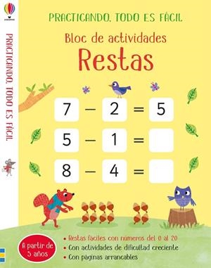 BLOC DE ACTIVIDADES. RESTAS | 9781474967143 | AA.VV. | Galatea Llibres | Llibreria online de Reus, Tarragona | Comprar llibres en català i castellà online