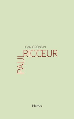 PAUL RICŒUR | 9788425442353 | GRONDIN, JEAN | Galatea Llibres | Librería online de Reus, Tarragona | Comprar libros en catalán y castellano online