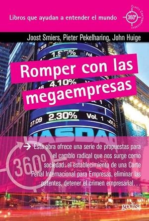 ROMPER CON LAS MEGAEMPRESAS | 9788417341640 | SMIERS, JOOST/PEKELHARING, PIETER/HUIGE, JOHN | Galatea Llibres | Llibreria online de Reus, Tarragona | Comprar llibres en català i castellà online