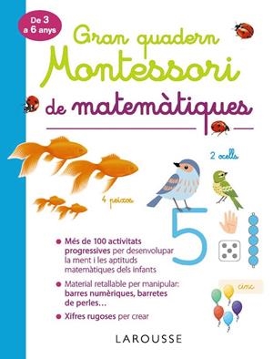 GRAN QUADERN MONTESSORI DE MATEMÀTIQUES | 9788417720292 | Galatea Llibres | Librería online de Reus, Tarragona | Comprar libros en catalán y castellano online
