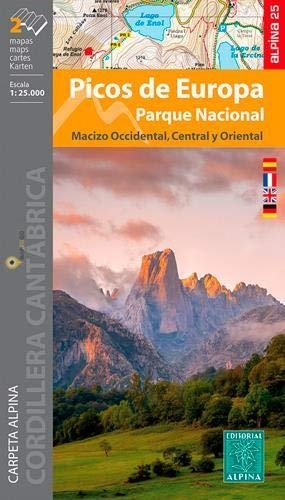 PICOS DE EUROPA 1:25000 PARQUE NACIONAL  | 9788480907804 | AA.VV. | Galatea Llibres | Librería online de Reus, Tarragona | Comprar libros en catalán y castellano online