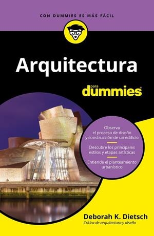 ARQUITECTURA PARA DUMMIES | 9788432905469 | DIETSCH, DEBORAH K. | Galatea Llibres | Llibreria online de Reus, Tarragona | Comprar llibres en català i castellà online
