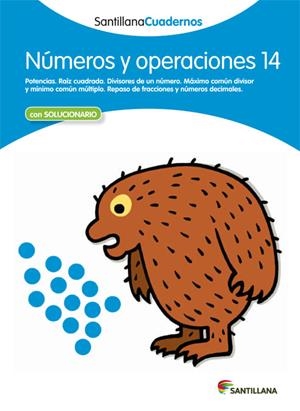 NÚMEROS Y OPERACIONES 14 SANTILLANA CUADERNOS | 9788468013039 | VARIOS AUTORES | Galatea Llibres | Librería online de Reus, Tarragona | Comprar libros en catalán y castellano online