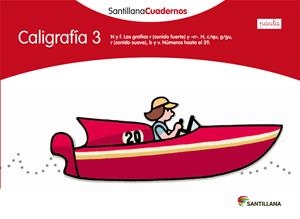 CALIGRAFIA 3  PAUTA SANTILLANA CUADERNOS | 9788468012117 | VARIOS AUTORES | Galatea Llibres | Librería online de Reus, Tarragona | Comprar libros en catalán y castellano online