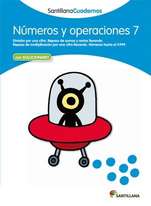 NUMEROS Y OPERACIONES 7 SANTILLANA CUADERNOS | 9788468012339 | VARIOS AUTORES | Galatea Llibres | Librería online de Reus, Tarragona | Comprar libros en catalán y castellano online