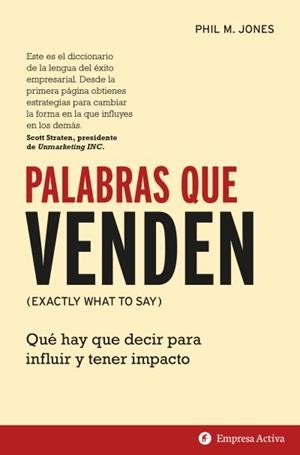 PALABRAS QUE VENDEN | 9788416997176 | JONES, PHIL. M. | Galatea Llibres | Librería online de Reus, Tarragona | Comprar libros en catalán y castellano online