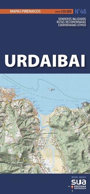 URDAIBAI 1:25.000 -SUA | 9788482167138 | ANGULO, MIGUEL | Galatea Llibres | Llibreria online de Reus, Tarragona | Comprar llibres en català i castellà online
