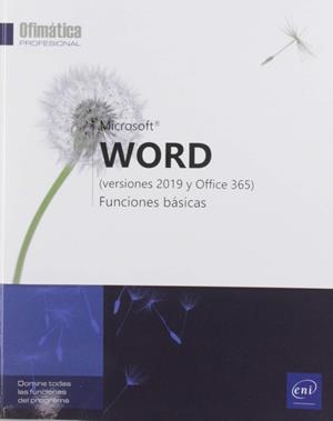 WORD. FUNCIONES BÁSICAS. VERSIONES 2019 Y OFFICE 365. | 9782409020346 | VV. AA. | Galatea Llibres | Librería online de Reus, Tarragona | Comprar libros en catalán y castellano online
