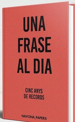 UNA FRASE AL DIA, CINC ANYS DE RECORDS | 9788417978174 | , -- | Galatea Llibres | Librería online de Reus, Tarragona | Comprar libros en catalán y castellano online