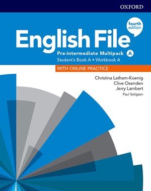ENGLISH FILE PRE INTERMEDIATE MULTIPACK A FOURTH EDITION | 9780194037303 | Galatea Llibres | Librería online de Reus, Tarragona | Comprar libros en catalán y castellano online