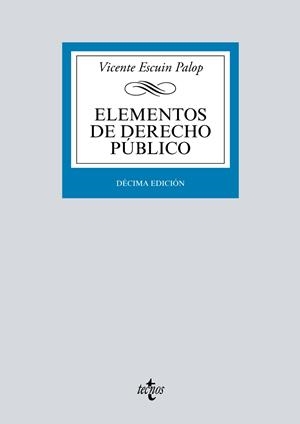 ELEMENTOS DE DERECHO PÚBLICO | 9788430977314 | ESCUÍN PALOP, VICENTE | Galatea Llibres | Llibreria online de Reus, Tarragona | Comprar llibres en català i castellà online