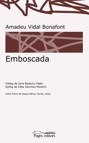 EMBOSCADA | 9788413031071 | VIDAL BONAFONT, AMADEU | Galatea Llibres | Librería online de Reus, Tarragona | Comprar libros en catalán y castellano online