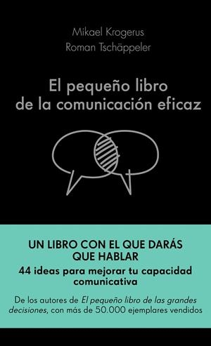 EL PEQUEÑO LIBRO DE LA COMUNICACIÓN EFICAZ | 9788417568757 | KROGERUS, MIKAEL / TSCHÄPPELER, ROMAN | Galatea Llibres | Librería online de Reus, Tarragona | Comprar libros en catalán y castellano online